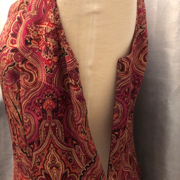 Valerie Stevens petites all silk lined dress 10 P. Side zipper - Picture 7 of 11